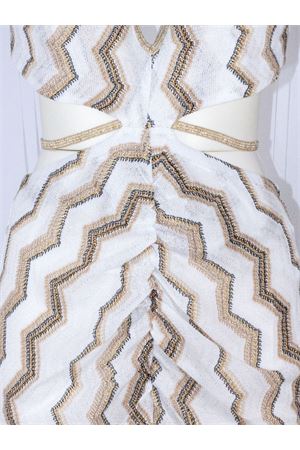 Abito lungo in misto cotone bianco PHO FIRENZE | 4323096CUBA